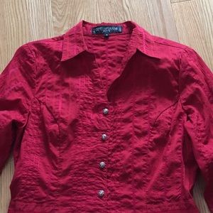 ❤️ CLOSET CLOSING-SIMONS - Host pick! Petite Contemporaine Fitted shirt